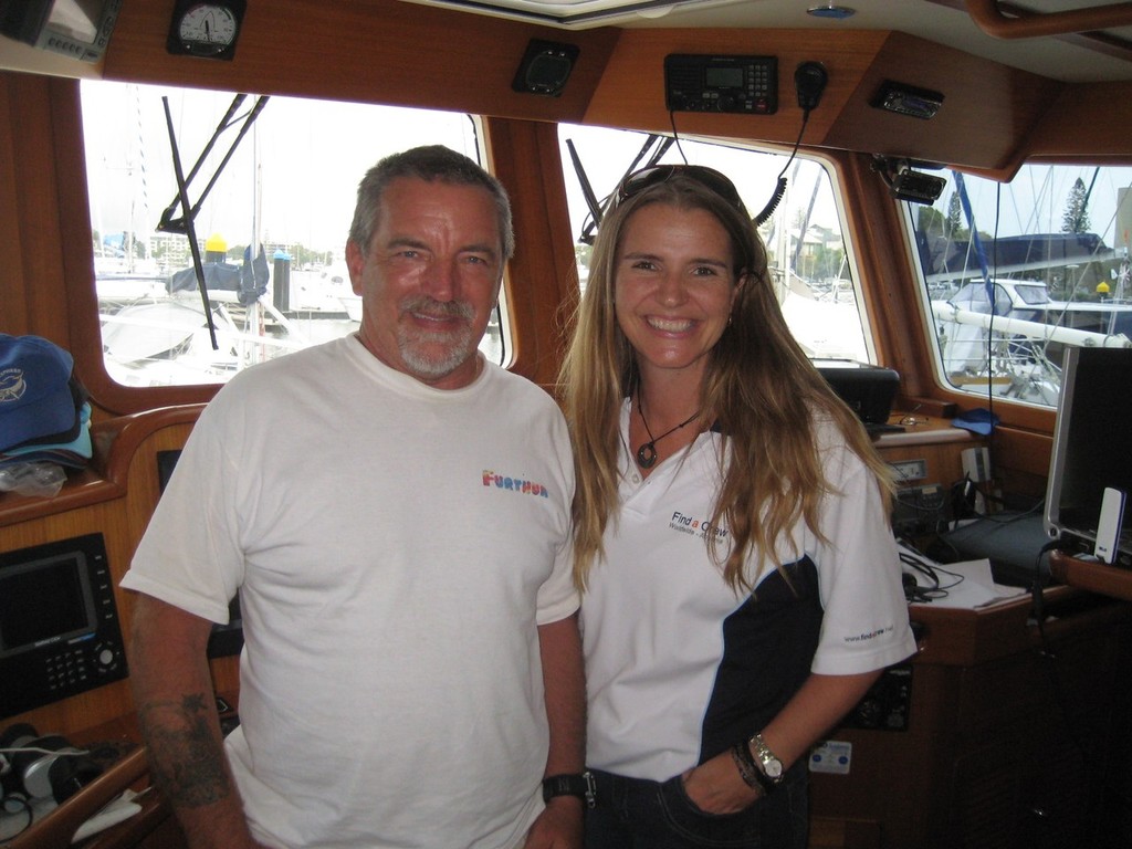 Brian Calvert, from Seattle, is taking his Selene 53 ocean trawler up the east coast of Queensland to dive and explore the Great Barrier Reef. photo copyright Nautycal www.findacrew.net taken at  and featuring the  class