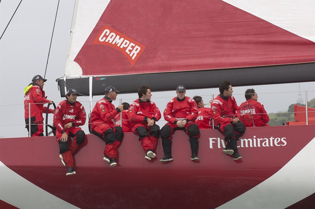 CAMPER with Emirates Team New Zealand leave Auckland for their New Zealand tour.  © Chris Cameron/ETNZ http://www.chriscameron.co.nz