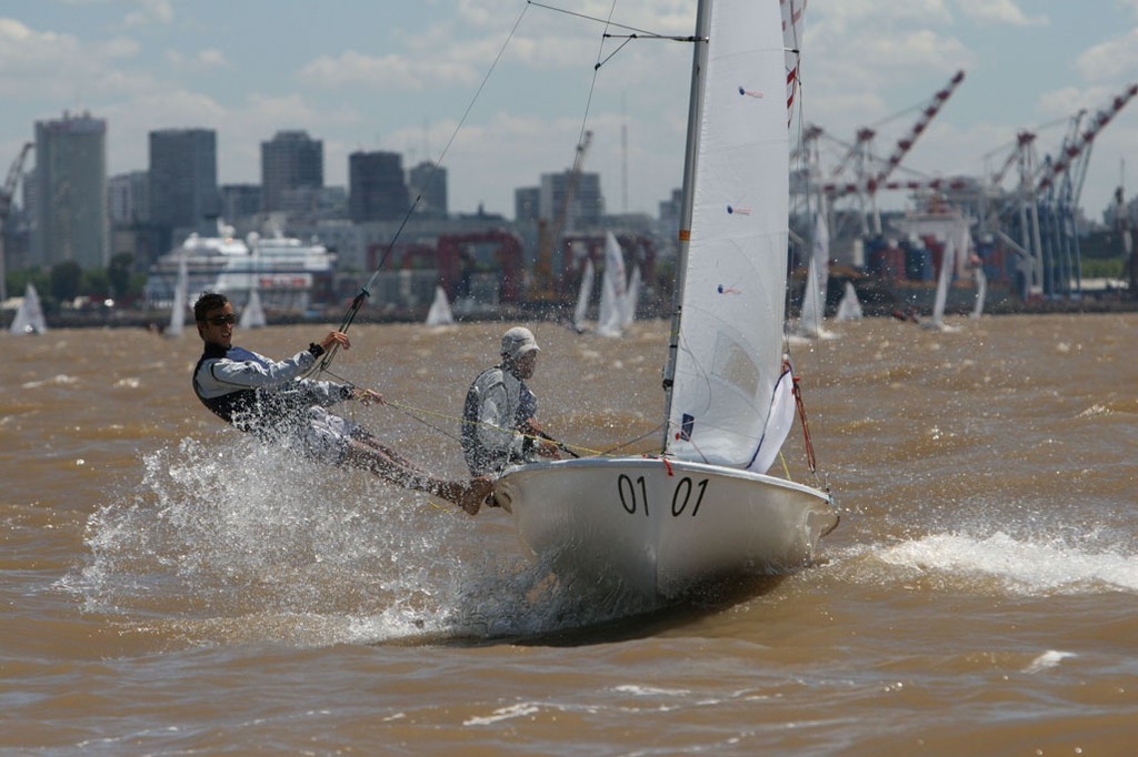 Champs Head On - 420 World Championships 2011 © Claudio Cambria