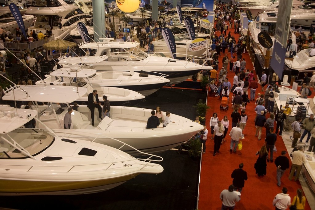 The Miami Beach Convention Centre is the show's headquarters,with not only huge product displays, but various function rooms, restaurants, bars and, close to the bar, hopefully, the press room. photo copyright Image supplied . taken at  and featuring the  class
