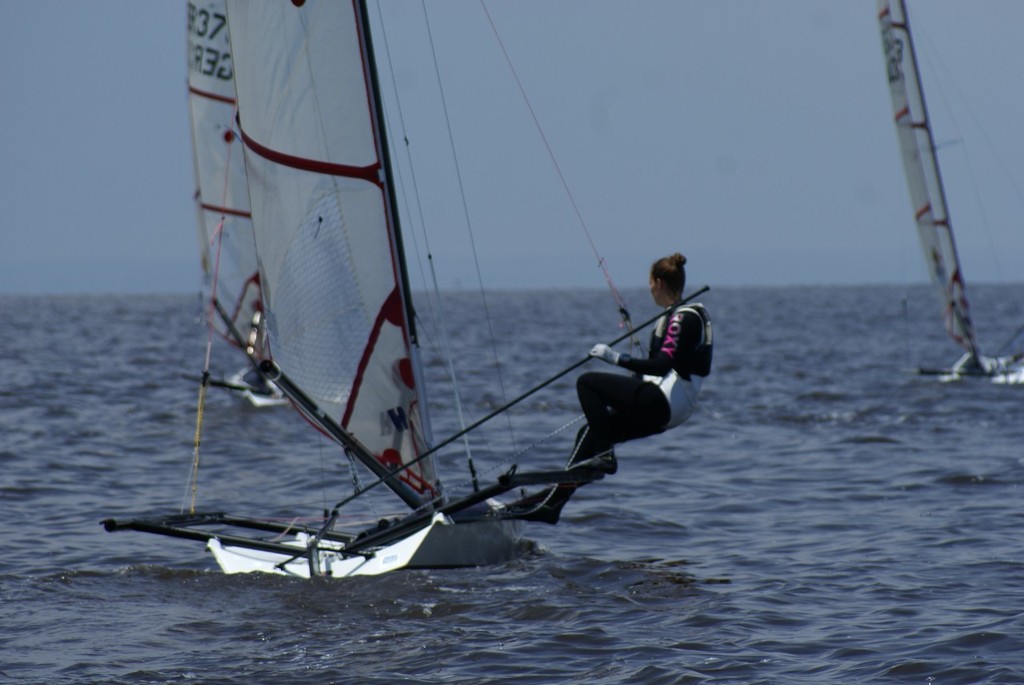 Top (and only) female skipper, Catharina Gauda (GER) © Richard Gladwell www.photosport.co.nz