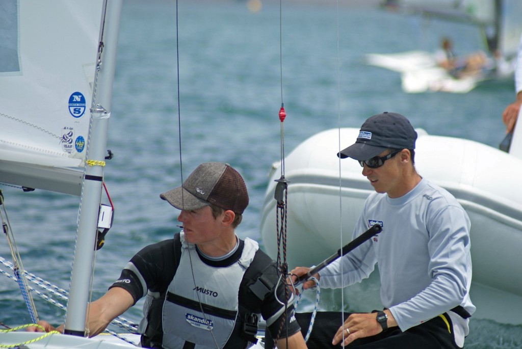 Nick Rogers and Chris Grube (GBR) - Sail Auckland -2011 - Day 3 photo copyright Richard Gladwell www.photosport.co.nz taken at  and featuring the  class