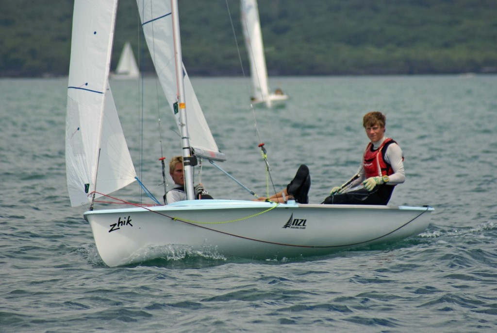 Paul Snow-Hansen and  Jason Saunders - Sail Auckland -2011 - Day 3 © Richard Gladwell www.photosport.co.nz