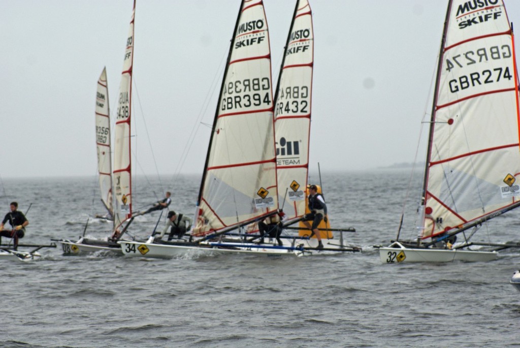 DSC00132 edited-1-1 - Day 3 - Broo Premium Lager Musto Skiff Worlds, Melbourne photo copyright Richard Gladwell www.photosport.co.nz taken at  and featuring the  class