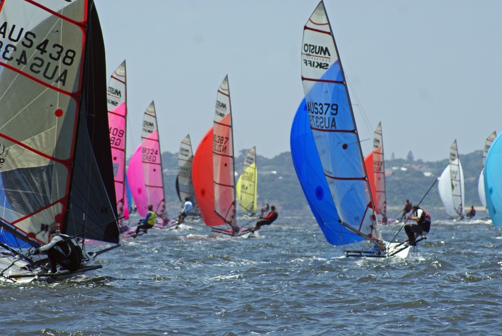 Downwind action - Final day, Musto HPS World Championships © Richard Gladwell www.photosport.co.nz