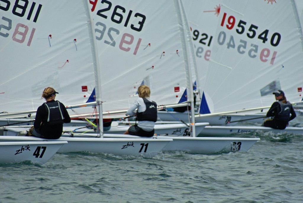 Laser Radial start - Sail Auckland -2011 - Day 3 © Richard Gladwell www.photosport.co.nz