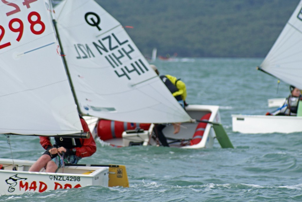 Day 4 - 2011 Toyota National Optimist Championships, Wakatere photo copyright Richard Gladwell www.photosport.co.nz taken at  and featuring the  class