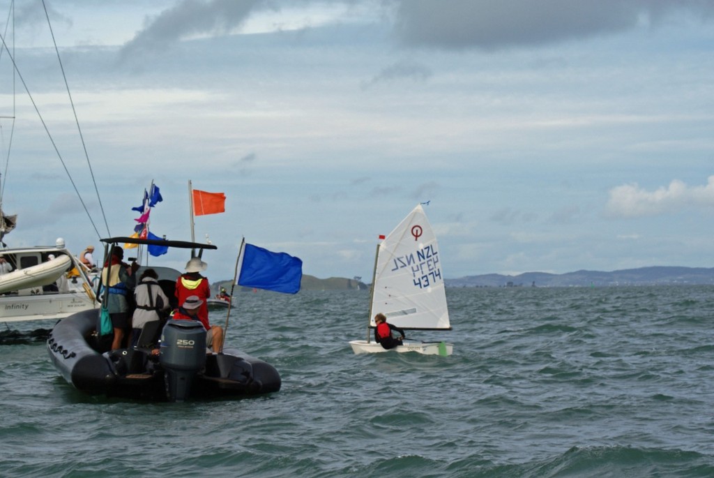 Day 4 - 2011 Toyota National Optimist Championships, Wakatere photo copyright Richard Gladwell www.photosport.co.nz taken at  and featuring the  class