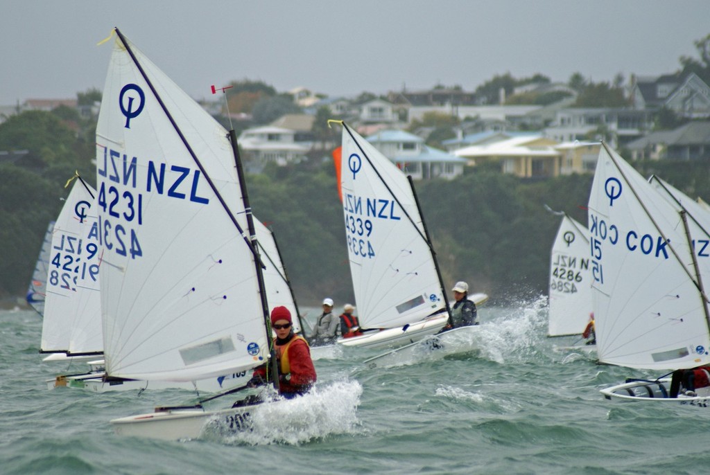 DSC00667 edited-1 - final day of the 2011 Toyota Optimist Nationals, Wakatere Boating Club photo copyright Richard Gladwell www.photosport.co.nz taken at  and featuring the  class