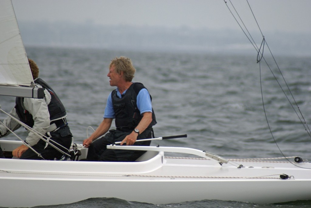 Lawrie Smith (GBR) - 2011 Int Dragon World Championships - Day 3 &copy; Richard Gladwell www.photosport.co.nz