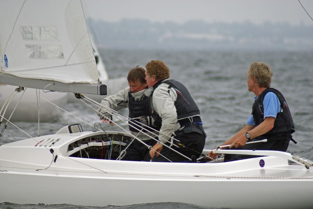 Lawrie Smith (GBR) - 2011 Int Dragon World Championships - Day 3 &copy; Richard Gladwell www.photosport.co.nz