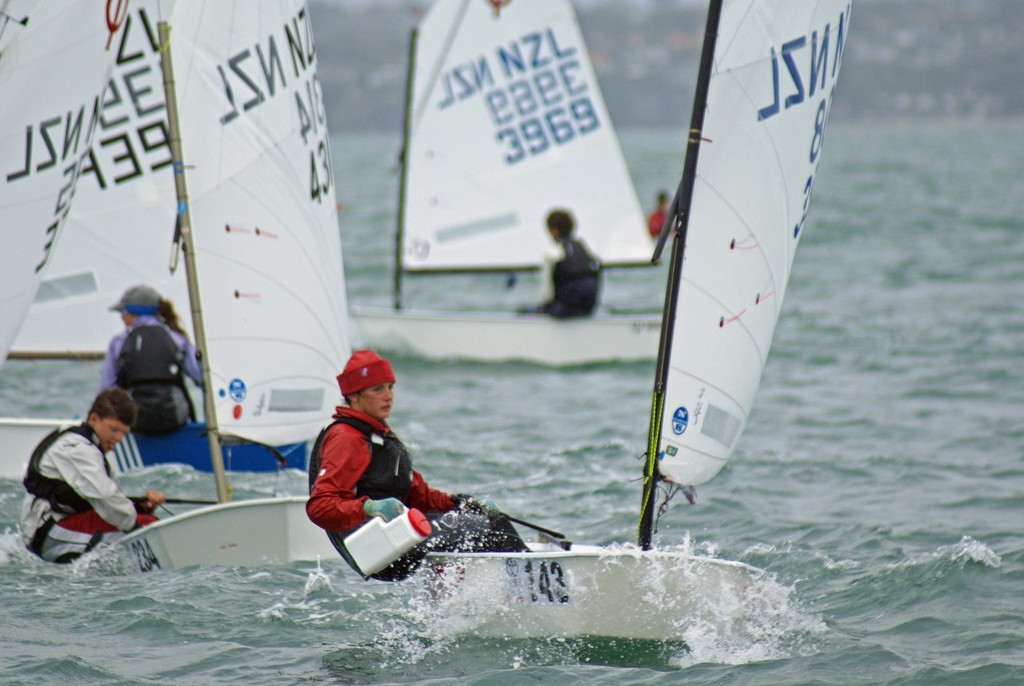 Final day of the 2011 Toyota Optimist Nationals, Wakatere Boating Club © Richard Gladwell www.photosport.co.nz