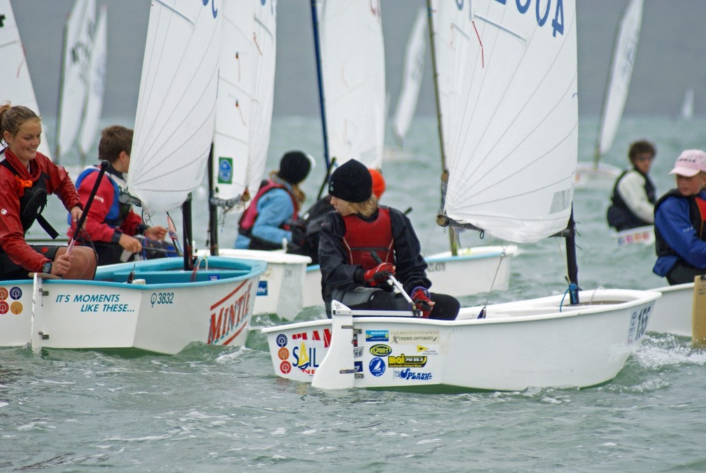 Final day of the 2011 Toyota Optimist Nationals, Wakatere Boating Club © Richard Gladwell www.photosport.co.nz