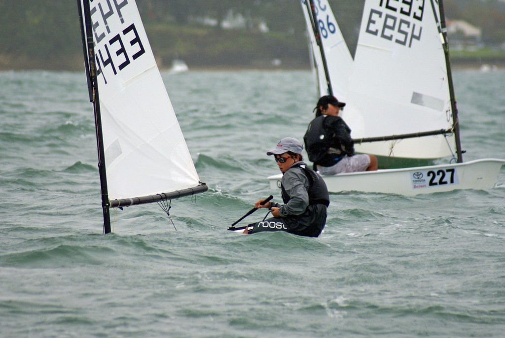 Final day of the 2011 Toyota Optimist Nationals, Wakatere Boating Club © Richard Gladwell www.photosport.co.nz