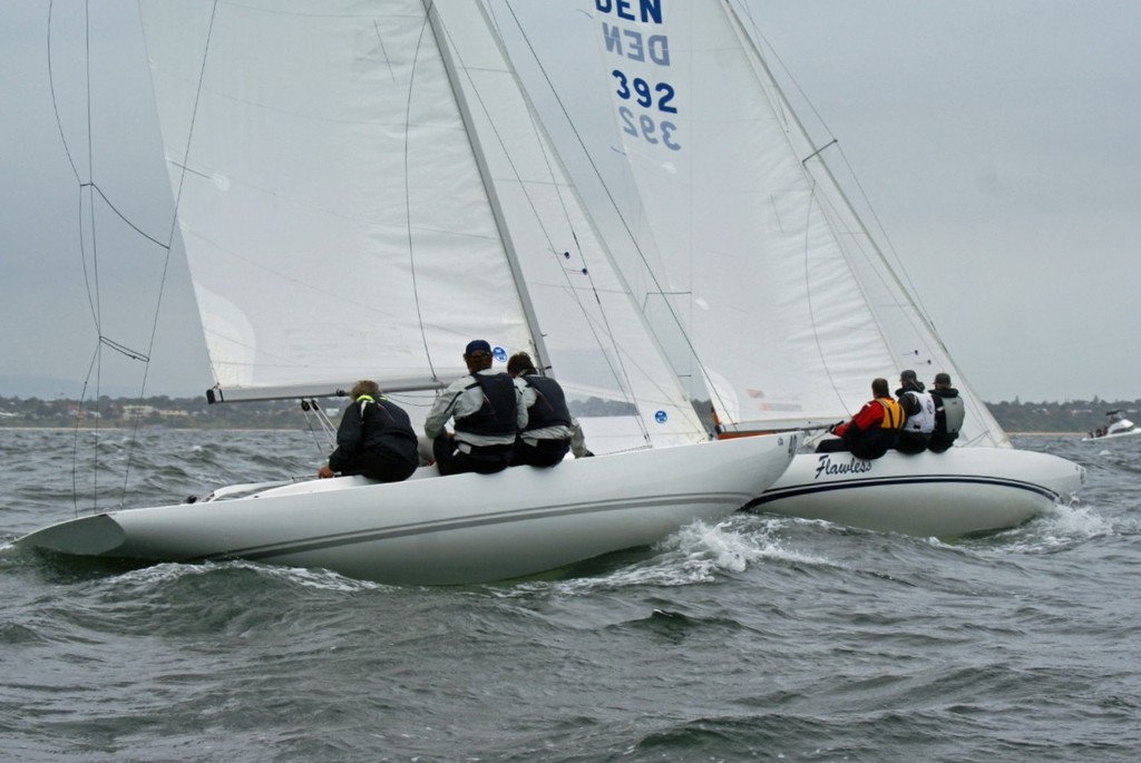 Day 1: 2011 Int Dragon World Championships - Melbourne © Richard Gladwell www.photosport.co.nz