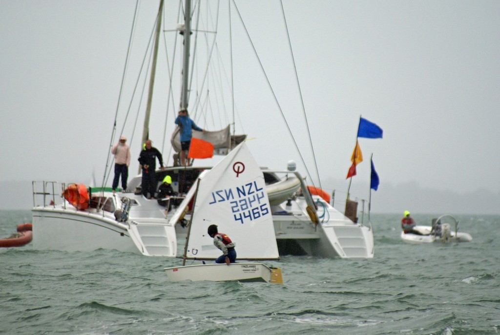 Final day of the 2011 Toyota Optimist Nationals, Wakatere Boating Club © Richard Gladwell www.photosport.co.nz