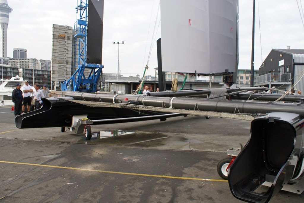 Ashore - AC45 Launch © Richard Gladwell www.photosport.co.nz
