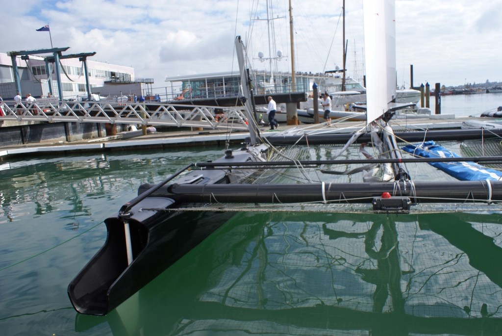Stern layout view - AC45 Launch © Richard Gladwell www.photosport.co.nz