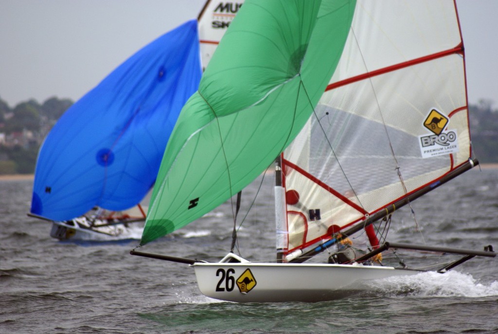 Day 3 - Broo Premium Lager Musto Skiff Worlds, Melbourne © Richard Gladwell www.photosport.co.nz