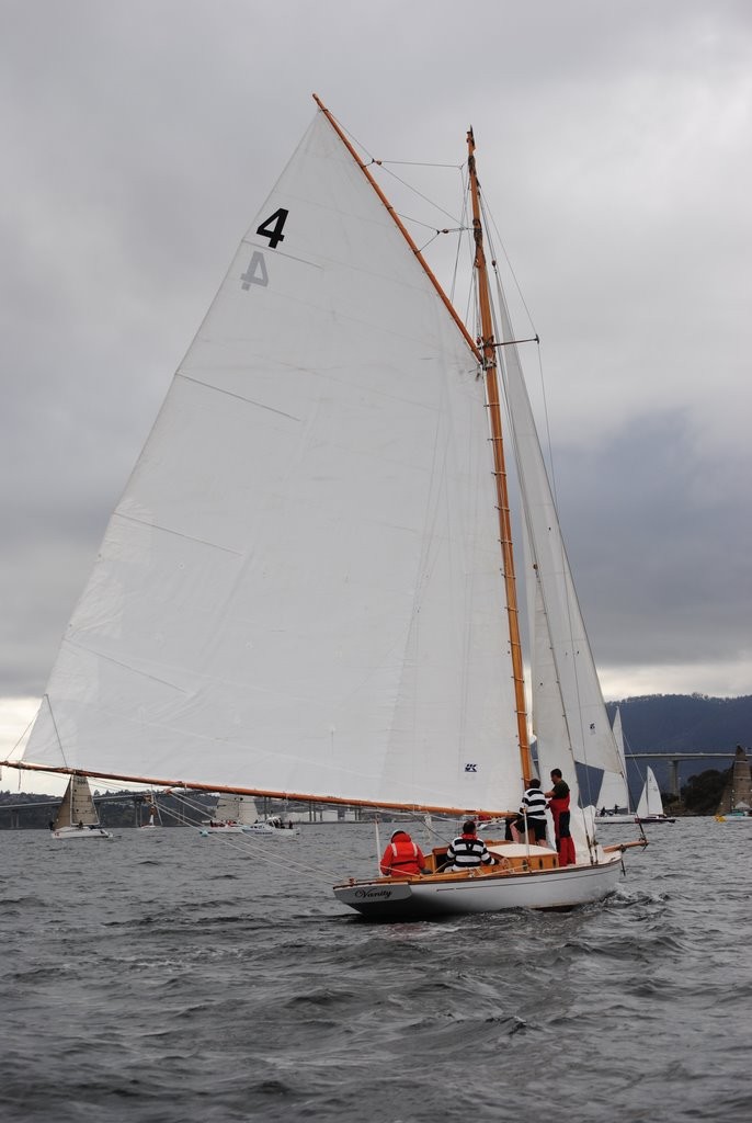 Vanity sailing with her huge gaff rigged mainsail - Crown Series 2011 Bellerive Regatta ©  Andrea Francolini Photography http://www.afrancolini.com/