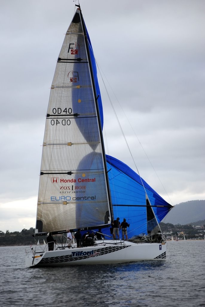 Hughie Lewis’ Farr 40 Tilford Auto Group had a costly wineglass - Crown Series 2011 Bellerive Regatta ©  Andrea Francolini Photography http://www.afrancolini.com/
