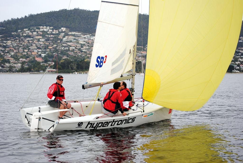 SB3 Hypertronics, skippered by Steve Catchpool. - Crown Series Bellerive Regatta ©  Andrea Francolini Photography http://www.afrancolini.com/
