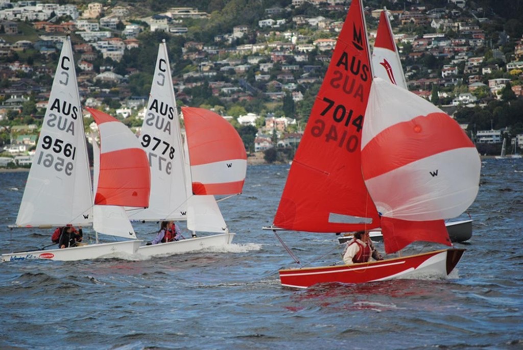 Part of the big off the beach fleet at the Crown Series Bellerive Regatta. - Crown Series Bellerive Regatta © Rob Cruse