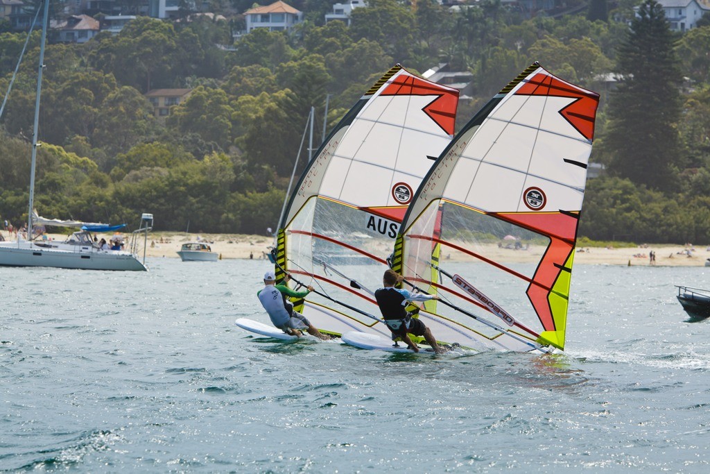 Brett Morris (AUS-8) and Jesper Vesterstrom (DEN-111) - Downunder Pro - Formula Windsurfing Championships © Downunder Pro O'Brien