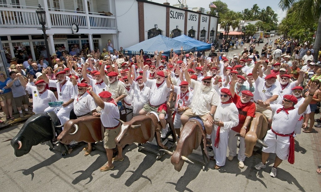 The 'Hemingways' lined up prior to the judging. - Key West Marlin photo copyright Andy Newman / Florida Keys News Bureau taken at  and featuring the  class