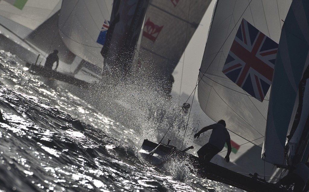 Muscat, Oman  20/02/2011<br />
Estreme Sailing Series - Muscat<br />
Day1: Team Pindar<br />
 © Carlo Borlenghi / www.carloborlenghi.com
