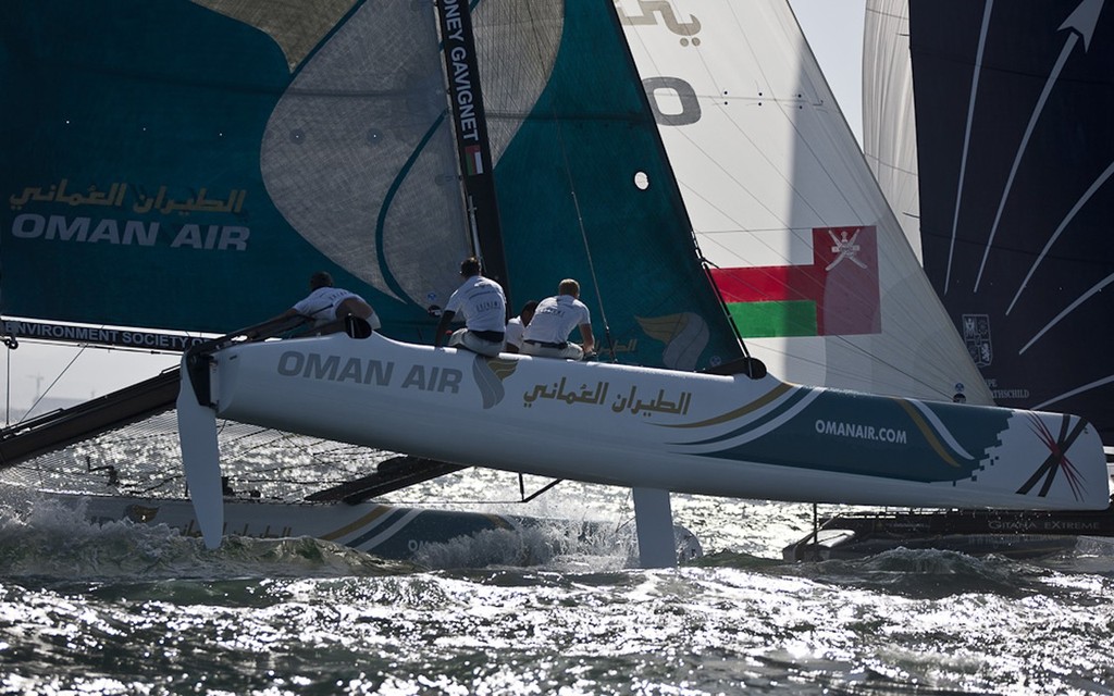 Muscat, Oman  20/02/2011<br />
Estreme Sailing Series - Muscat<br />
Day1: Oman Air<br />
 © Carlo Borlenghi / www.carloborlenghi.com