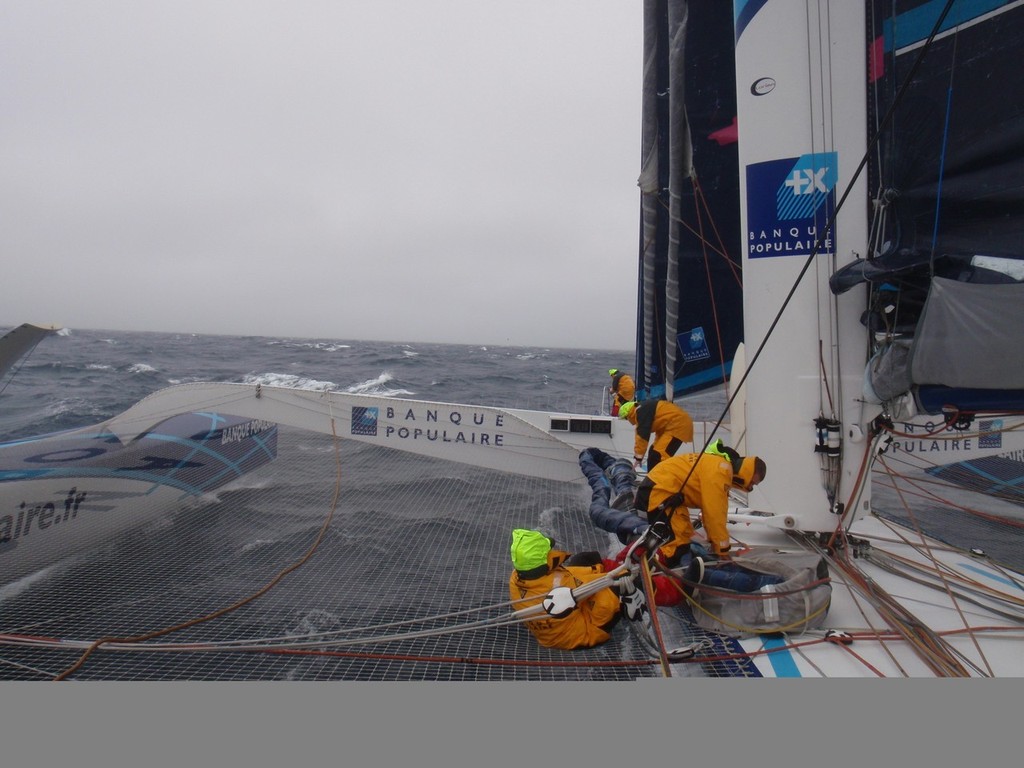 Day 10 - Banque Populaire V - Jules Verne Trophy 2011-12 photo copyright BPCE taken at  and featuring the  class