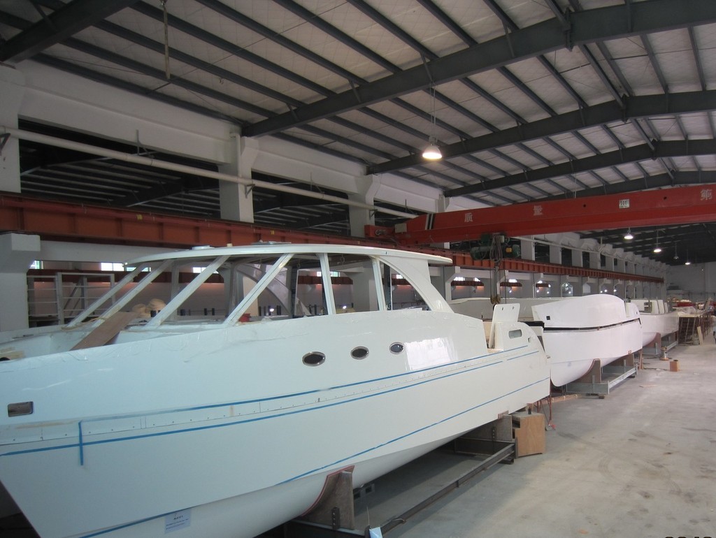 FRB 13's nearing completion at EAC's facility photo copyright Greg Boller taken at  and featuring the  class