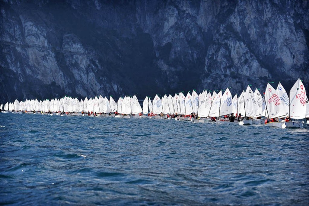 Garda Optimist Meeting photo copyright Giovanni De Sandre taken at  and featuring the  class