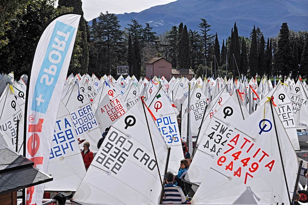 Garda Optimist Meeting photo copyright Giovanni De Sandre taken at  and featuring the  class