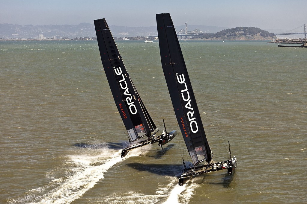 Oracle Racing - AC45’s San Francisco - 10 June 2011 © Guilain Grenier Oracle Team USA http://www.oracleteamusamedia.com/