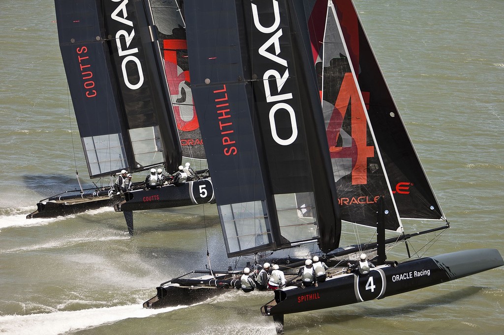 Oracle Racing - AC45’s San Francisco - 10 June 2011 © Guilain Grenier Oracle Team USA http://www.oracleteamusamedia.com/