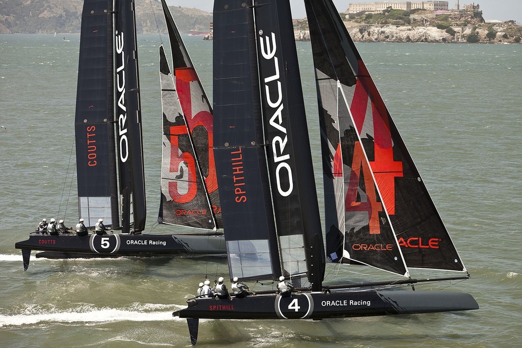 Oracle Racing - AC45’s San Francisco - 10 June 2011 © Guilain Grenier Oracle Team USA http://www.oracleteamusamedia.com/