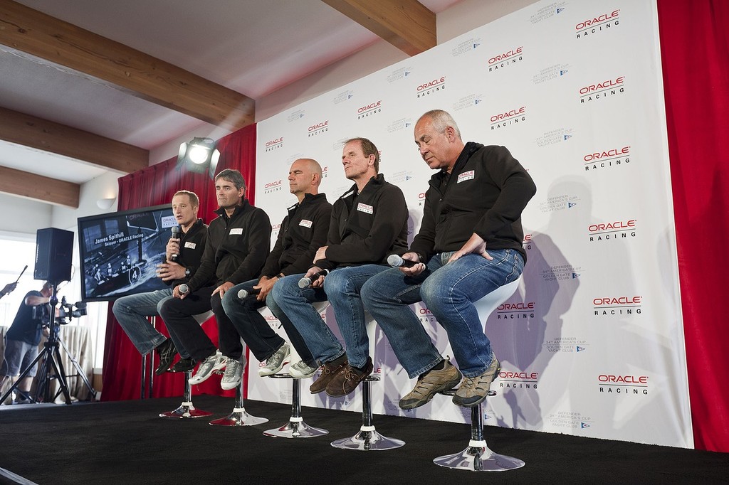 ORACLE Racing - Press conference at Golden Gate Yacht Club © Guilain Grenier Oracle Team USA http://www.oracleteamusamedia.com/