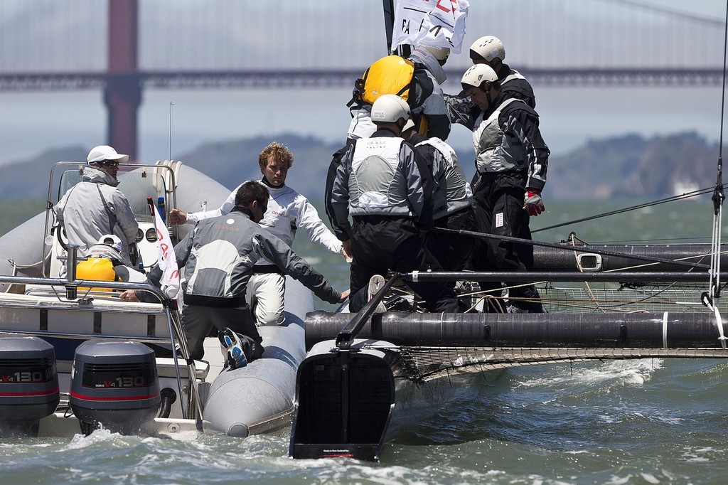  ORACLE Racing - Press conference at Golden Gate Yacht Club © Guilain Grenier Oracle Team USA http://www.oracleteamusamedia.com/