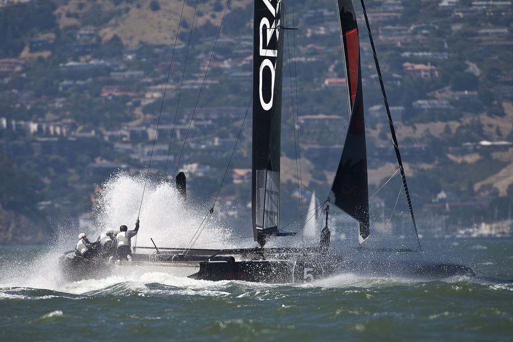 ORACLE Racing - Press conference at Golden Gate Yacht Club © Guilain Grenier Oracle Team USA http://www.oracleteamusamedia.com/