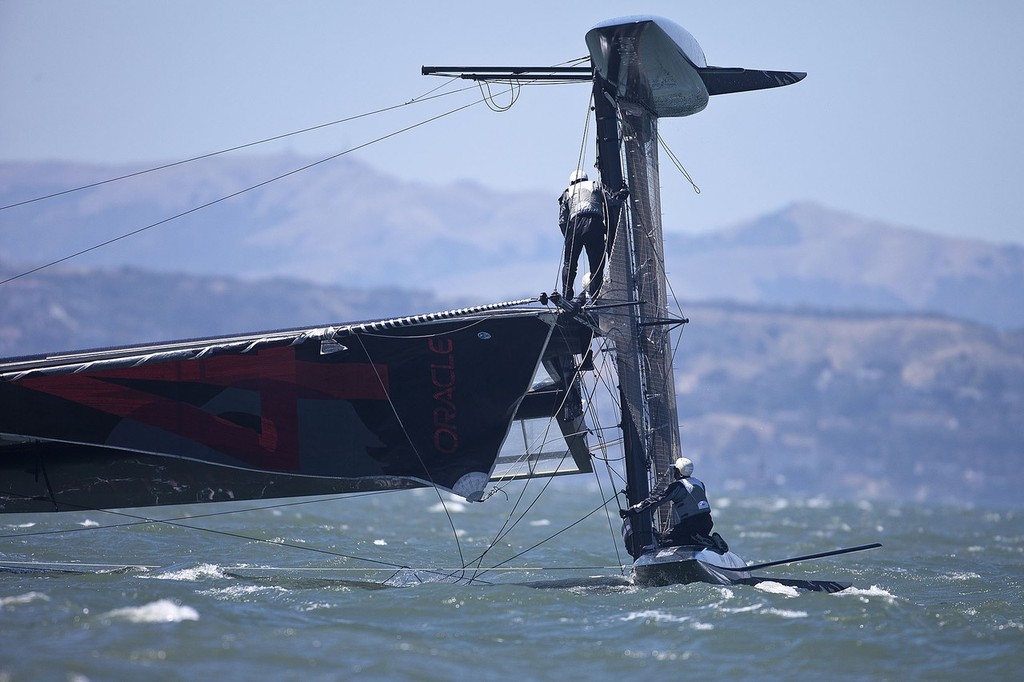 ORACLE Racing - Press conference at Golden Gate Yacht Club © Guilain Grenier Oracle Team USA http://www.oracleteamusamedia.com/