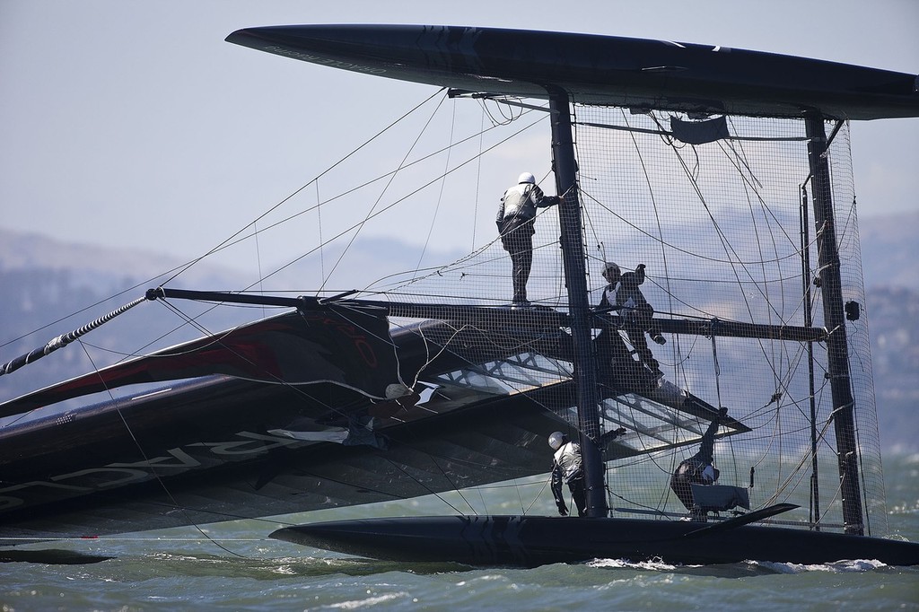 ORACLE Racing - Press conference at Golden Gate Yacht Club © Guilain Grenier Oracle Team USA http://www.oracleteamusamedia.com/