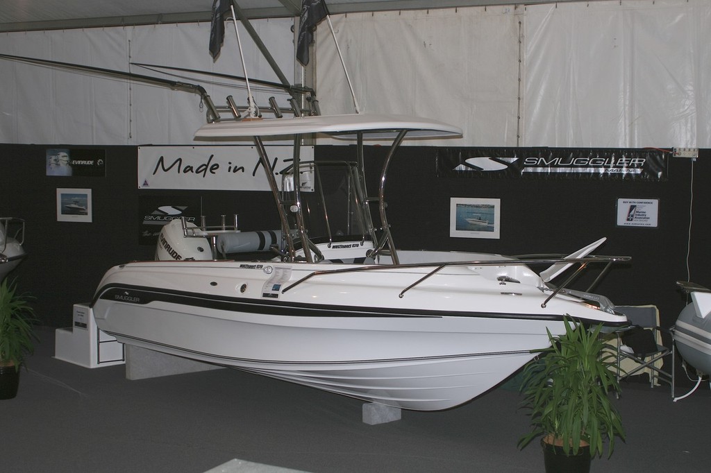 Boat of the Show: GRP Fishing Boat Under 6 Metres: Smuggler Multisport 570 - 2011 Hutchwilco NZ Boat Show photo copyright Mike Rose taken at  and featuring the  class