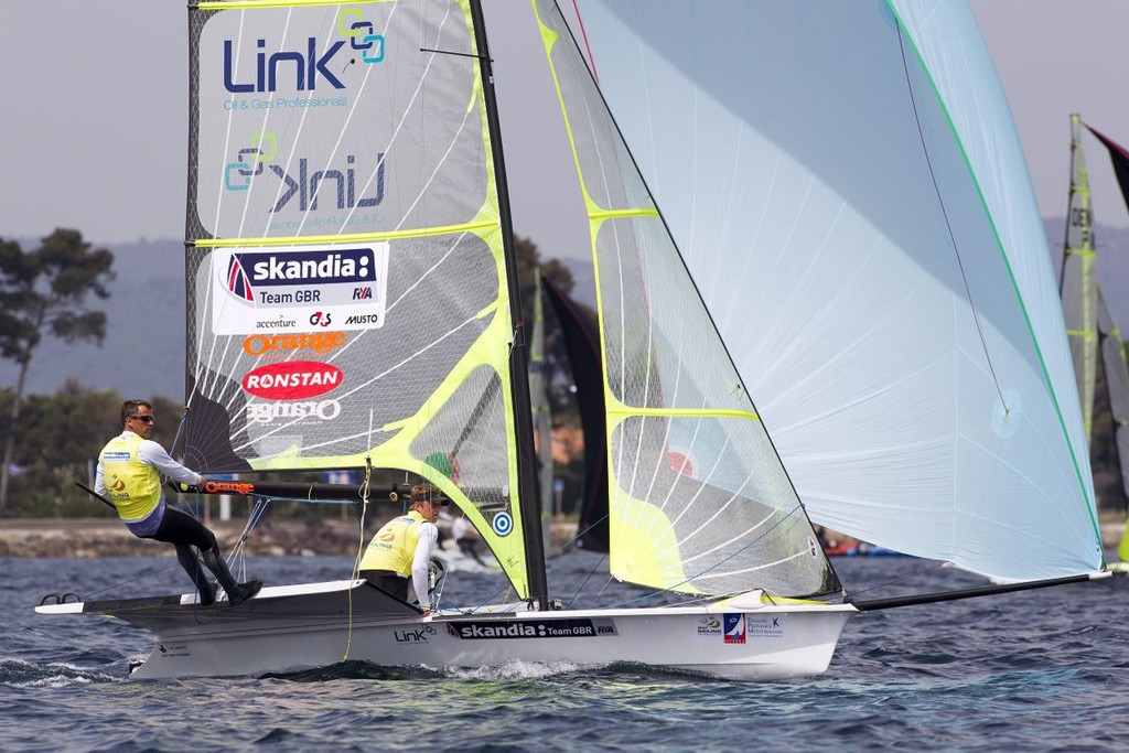 2010 Hyeres World Cup winners Paul Brotherton-Mark Asquith (49er). - Semaine Olympique Française photo copyright  Richard Langdon/Skandia Team GBR taken at  and featuring the  class