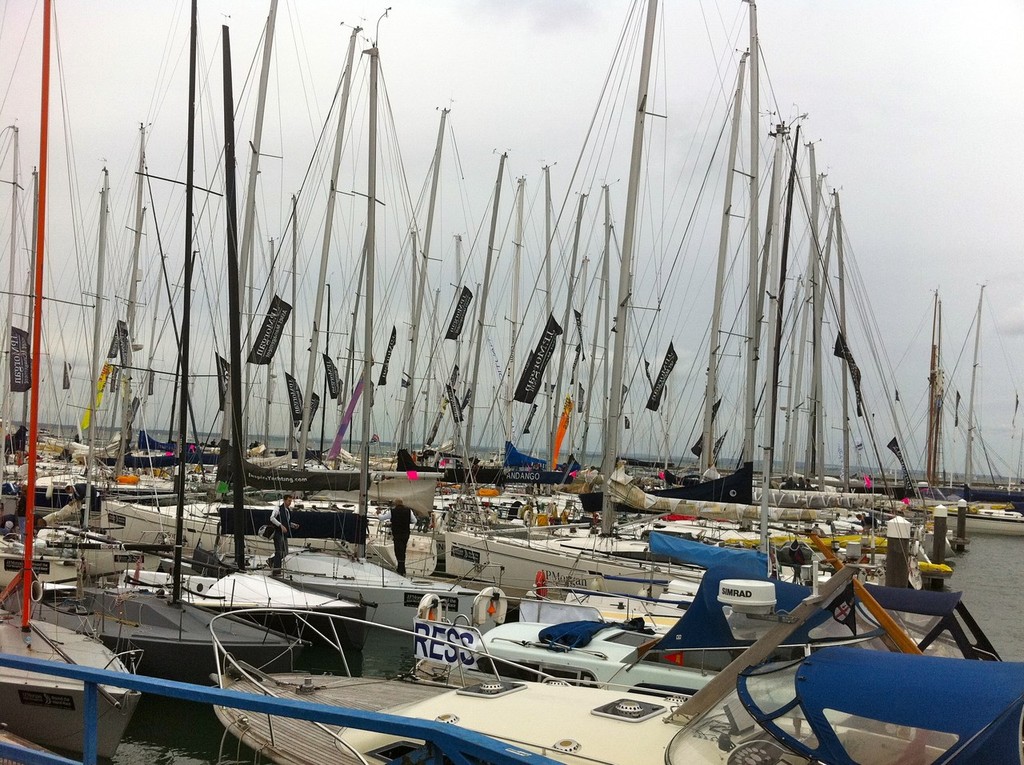 A small part of the fleet for the JP Morgan Asset Management Round the Island Race © Ben Gladwell http://www.sail-world.com/nz