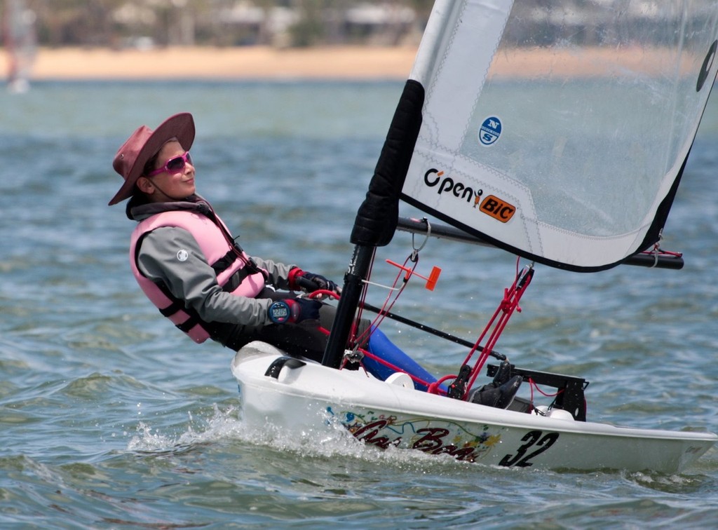 Kristen Wadley of Tinaroo Sailing club came out on top sailing her BIC 