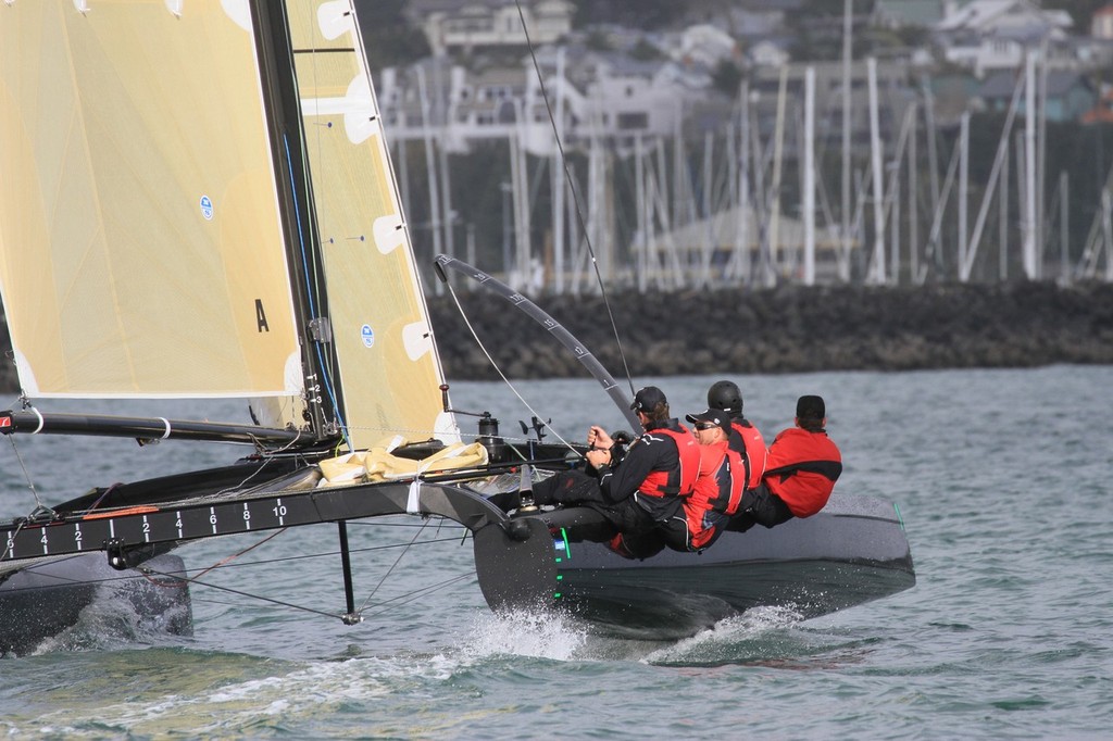 IMG 5684 - 2011-07-13 at 11-03-39 - Emirates Team NZ - SL33 - 13 July, 2011 photo copyright Richard Gladwell www.photosport.co.nz taken at  and featuring the  class