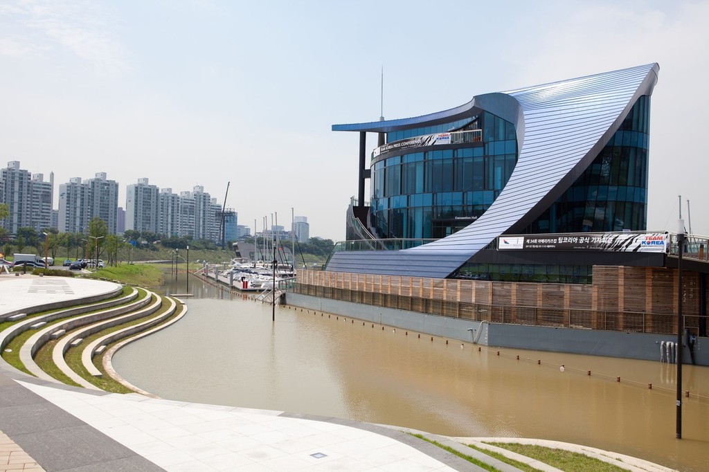 Team Korea Announcement - The magnificent Seoul Marina on the Han River, venue for the Team Korea press briefing © ACEA - Photo Gilles Martin-Raget http://photo.americascup.com/