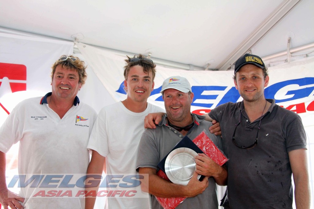 Foxtrot Crew, Dan O’Connell, Tim Lake, Dave Alexander, Nick Fewster - NSW Melges 24 State Titles 
 photo copyright Ash Stephens taken at  and featuring the  class